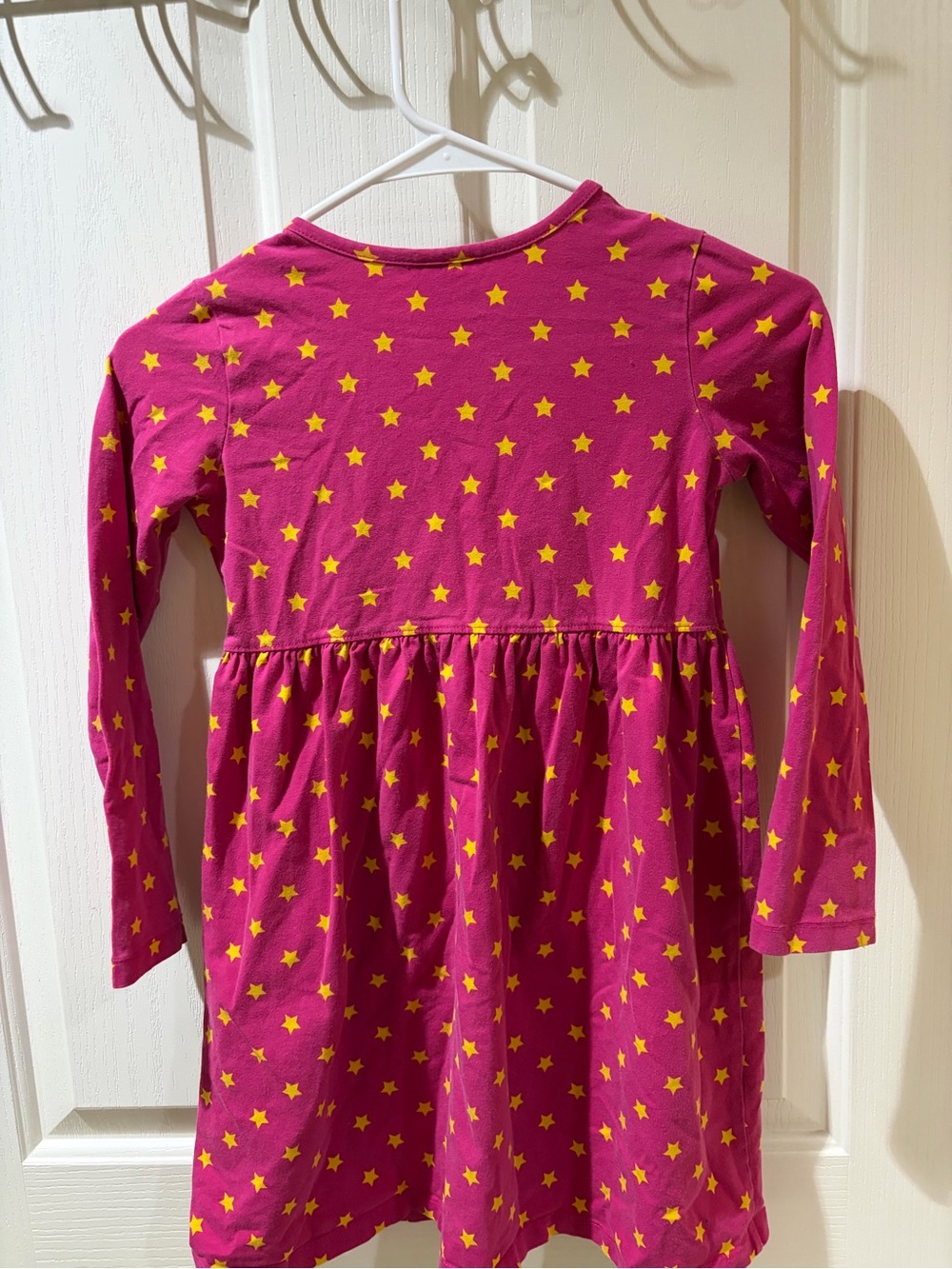 Hanna Andersson Bright Pink Star Dress - Picture 6 of 8